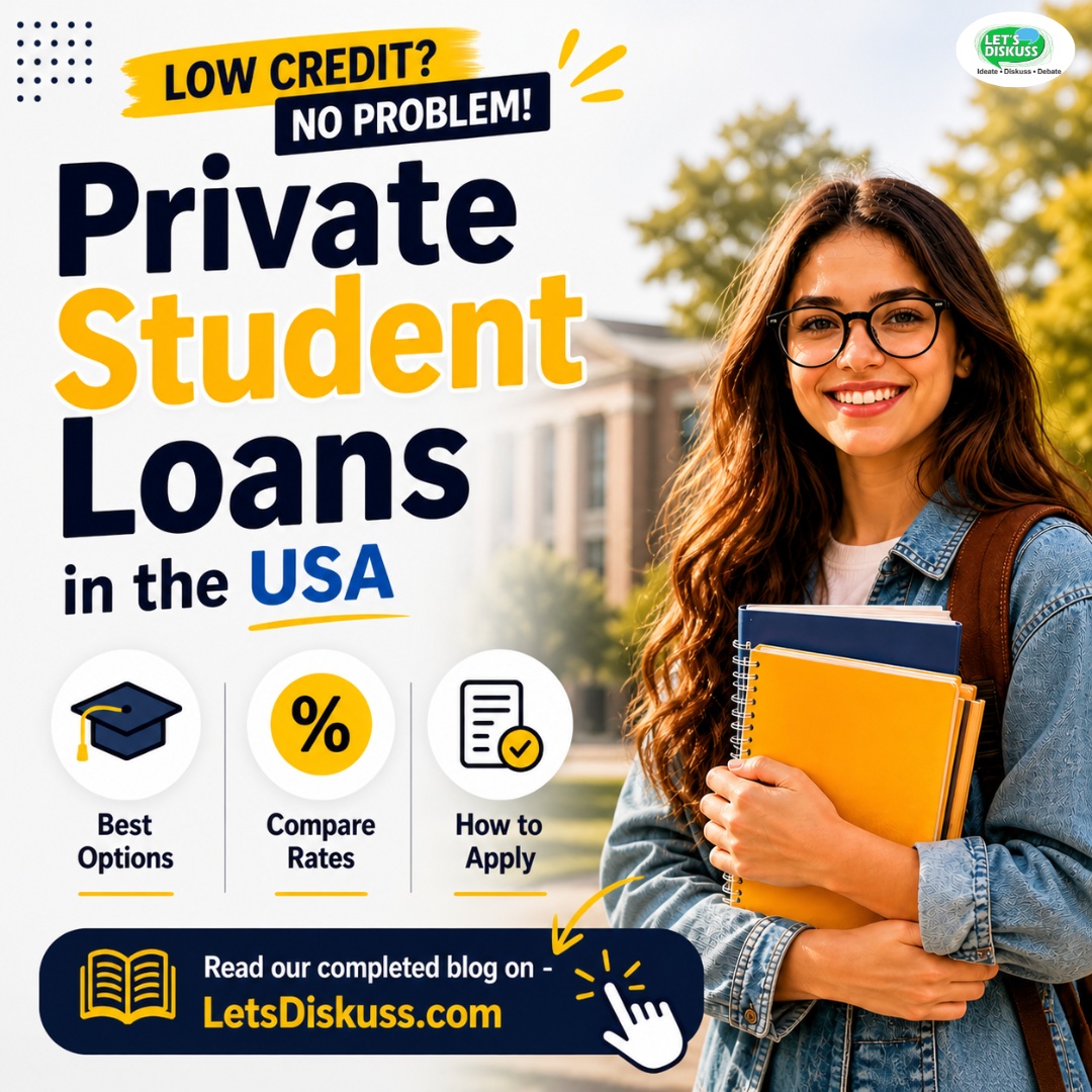 Letsdiskuss's tweet image. Low credit? No problem.

Getting a student loan in the USA is still possible—even with a low score.

✔ Compare best options
✔ Find lower rates
✔ Apply the right way
Read full guide 👇
letsdiskuss.com/post/private-s…

#StudentLoans #BadCredit #FinanceTips #CollegeFunding #MoneyHelp
