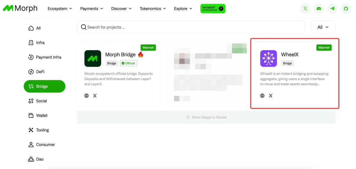 srincomebd10's tweet image. 🚀 Big News!

We’re proud to announce that we’ve officially joined the  ecosystem as one of the top 3 DApps in the Bridge category 🔥

With , you can now seamlessly cross-chain swap tokens from 50+ networks to #Morph 🌐

Supported tokens include:
💰  ($ETH)
💰  ($BGB)
💰  ($USDC)