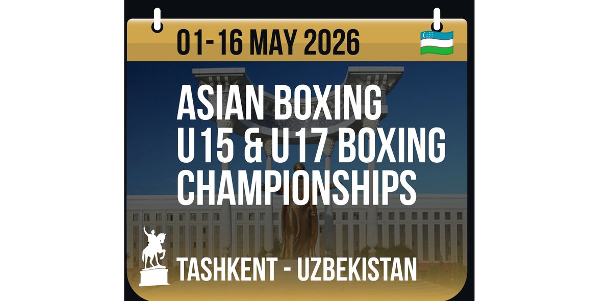 chhungti90647's tweet image. The Asian Boxing U15 &amp;amp; U17 Championships 2026.
Where the next generation steps into the ring with focus, discipline, and courage beyond their years.

A true glimpse of future champions in the making. 
#AsianBoxing #U15U17Championships #FutureChampions #Boxing #SportsInspiration