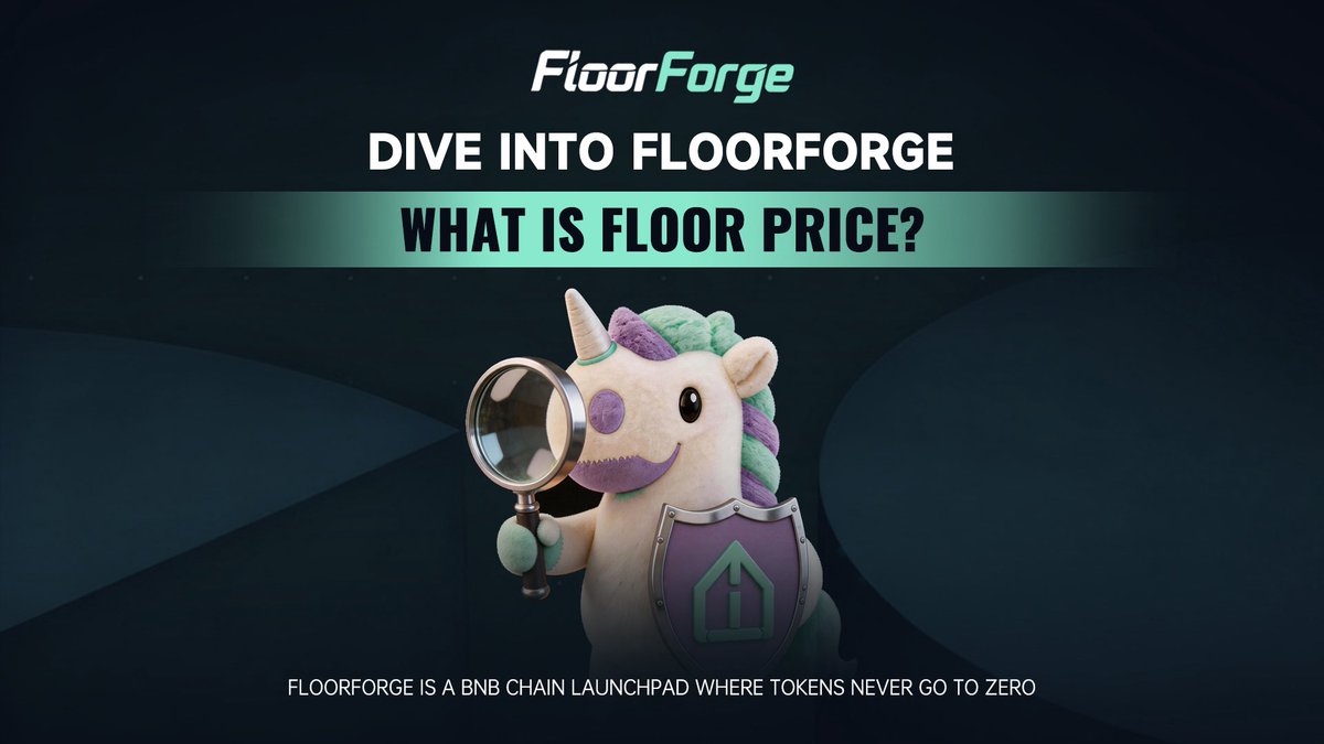 📍 Dive Into FloorForge
A deep dive into how FloorForge is redefining token value—from the ground up.

#1 What is Floor Price?
In most crypto markets, price has no safety net, it can be driven all the way to zero by panic, FUD, or liquidity exits 📉

FloorForge changes that.