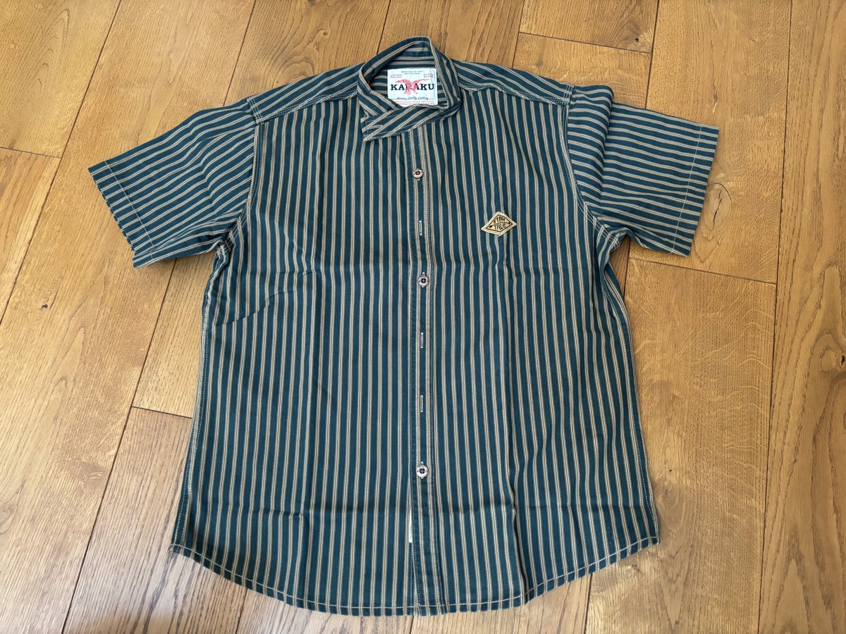 MOMINCI's tweet photo. karakuから新作のシャツ届いた🎵オシャレだ◟꒰◍´Д‵◍꒱◞ https://t.co/IhVsXvLnQ3