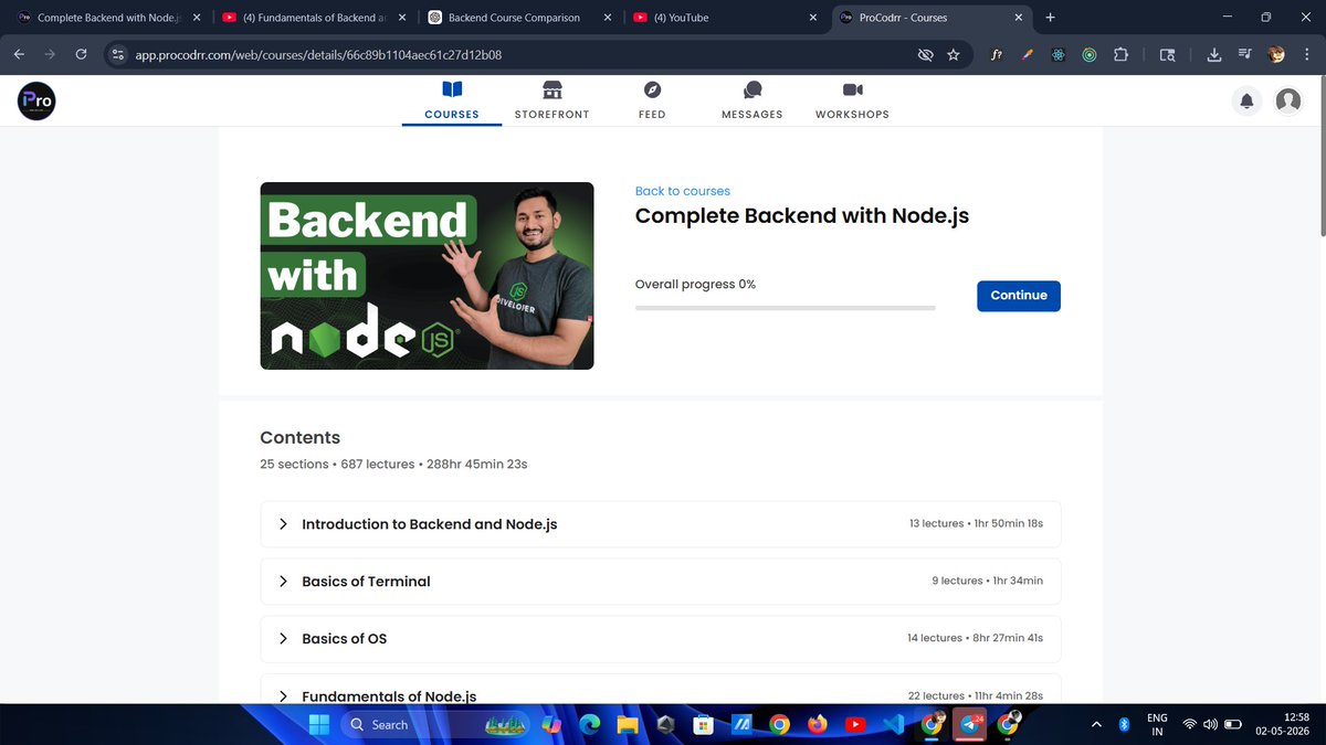 Adityaakumar112's tweet photo. Bought this course today. most of the courses diretly start MERN but this course has so much depth. Do you think so is there any other course better than this https://t.co/pFjhaVxPpP
