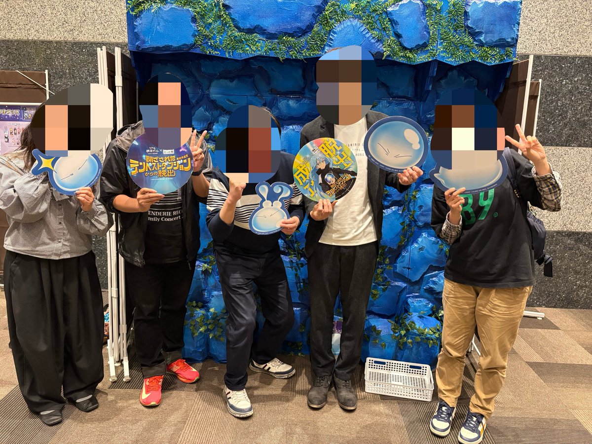 non25dy's tweet photo. 『閉ざされたテンペストダンジョンからの脱出』心強いメンバーで成功〜👾✨
わりと王道めの謎解きで好きだったなー🥳
にしてもほんと今日はトラブル続き⚡️
帰り道何もありませんように…😂🙏
#転スラ脱出
#リアル脱出ゲーム岡山 https://t.co/tNbfzyp8ye