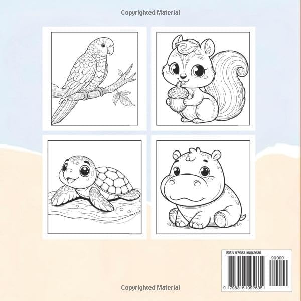 MESSAI_Bill's tweet image. Simple &amp;amp; Cute Animals Coloring Book for Kids: Cute Creatures, Big Smiles &amp;amp; Fun Coloring for little hands a.co/d/0co0iFgh
#Animals #Caturday #Coloring