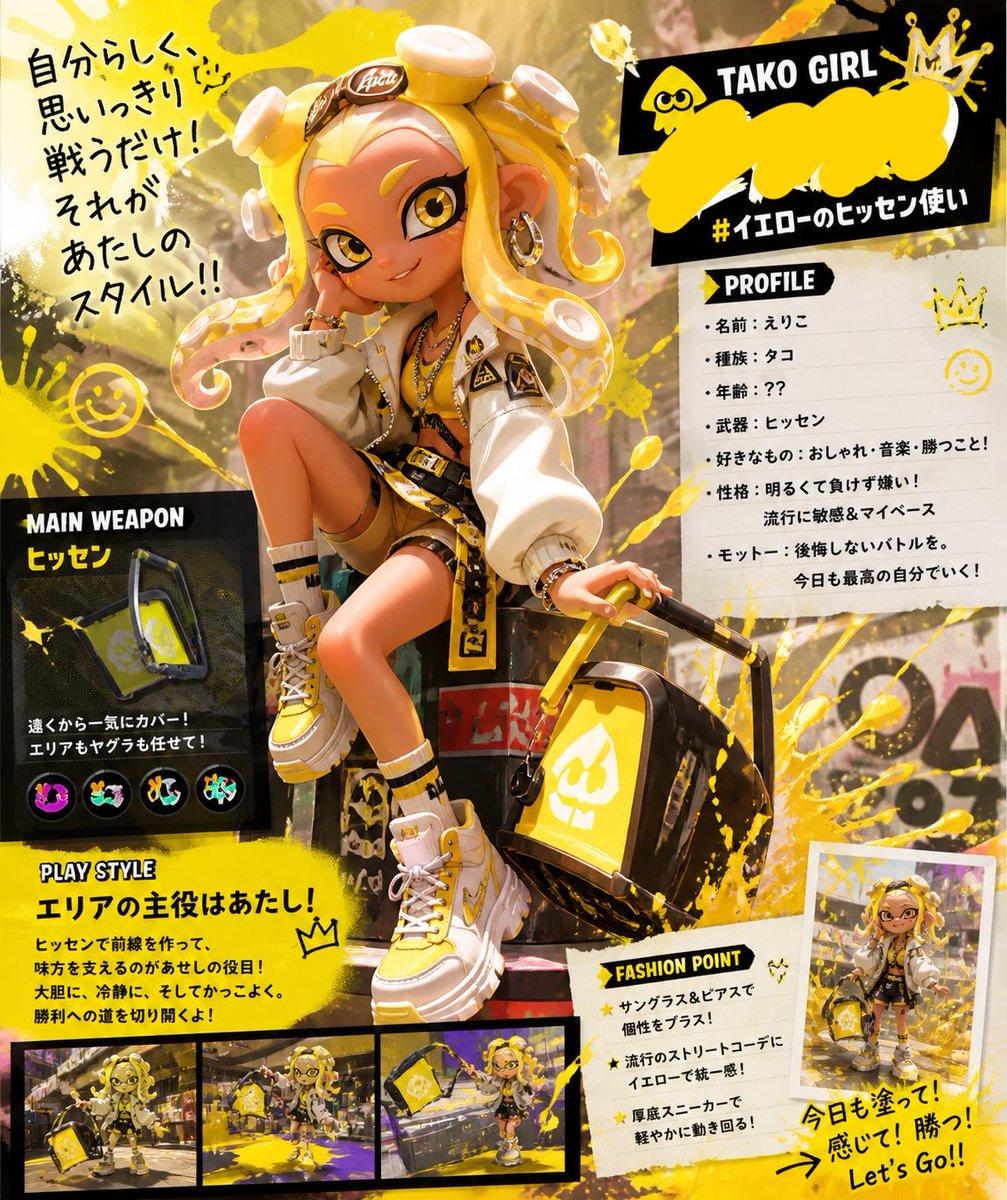 X1anll's tweet photo. イカちゃんタコちゃんどっちも作ってもらったけど、マジで可愛すぎて〜〜！というか、ChatGPT(私はギャルって呼んでる🫶)に好みを捉えられすぎてて笑っちゃうなあ。あ、お久しぶりです😌 https://t.co/Dx1MsjkVgv