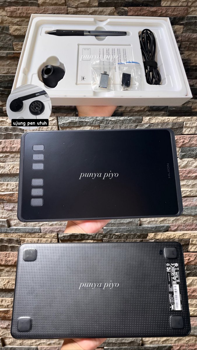 violetoxxv's tweet photo. [WTS] Huion H640P Digital Graphic Drawing Tablet | full set 400K IDR

jarang banget ku pake, good condi 95-98% (baret dikit krna pen nya aja)
📍tgr

tags;
#wts pentab wtb pen tablet huion https://t.co/BTTz13RxlB