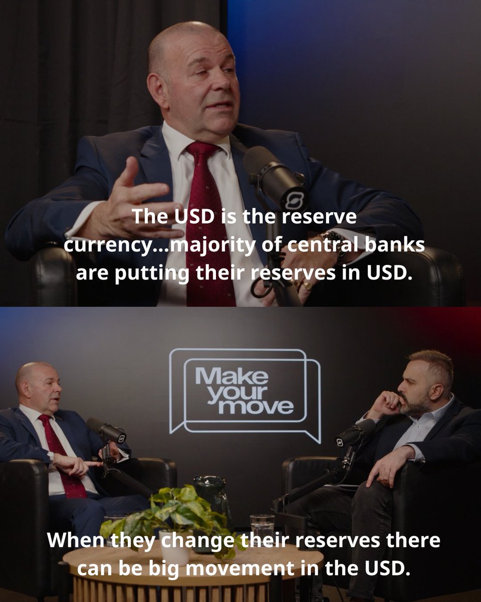 makeyourmovepod's tweet photo. The USD is the base layer of global liquidity. 🏛️ Central Bank shifts create the ripples that move Gold, Oil, and Tech. Master the macro, master the trade. 📈

Watch Carlo break this down in Episode 3: https://t.co/1BCSamuJGv

#Forex #TradingTips #Macro #Gold #Crypto #USD https://t.co/DiFtnYQnvY
