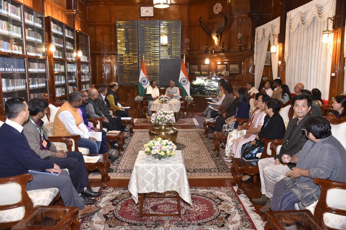 AtariVii's tweet photo. During his visit to Shillong, Hon'ble Minister of State for Agriculture &amp; Farmers' Welfare, Shri Ramnath Thakur, emphasized the need for _stronger convergence between State Agriculture Departments and ICAR institutes.#RamNathThakur #MoAFW #ICAR #Convergence#Shillong #ViksitBharat https://t.co/3b0B7KzzyW