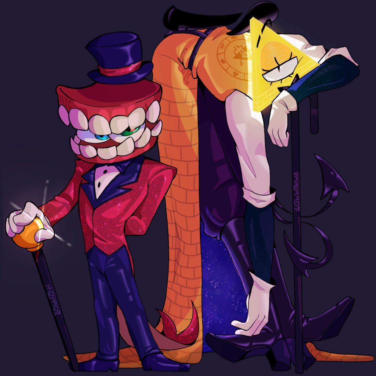 #tadc #Cainefanart #Billcipher
#gravityfalls #fanart
