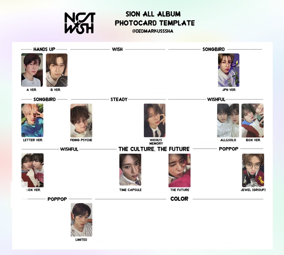 _99123R_'s tweet photo. NCT WISH nctwish Ode to Love Our WISH セブンイレブン withmuu ラキドロ トレカ 交換 過去

譲　ユウシ リク リョウ サクヤ シオン
求　封入🩷 特典❌以外

ポストカード
譲 EROS シオン ANTEROS サクヤ
求 EROS サクヤ ANTEROS シオン

郵送もしくは12日ペンミ手渡し
過去トレカ交換も探してます。 https://t.co/Atoeckia4Z