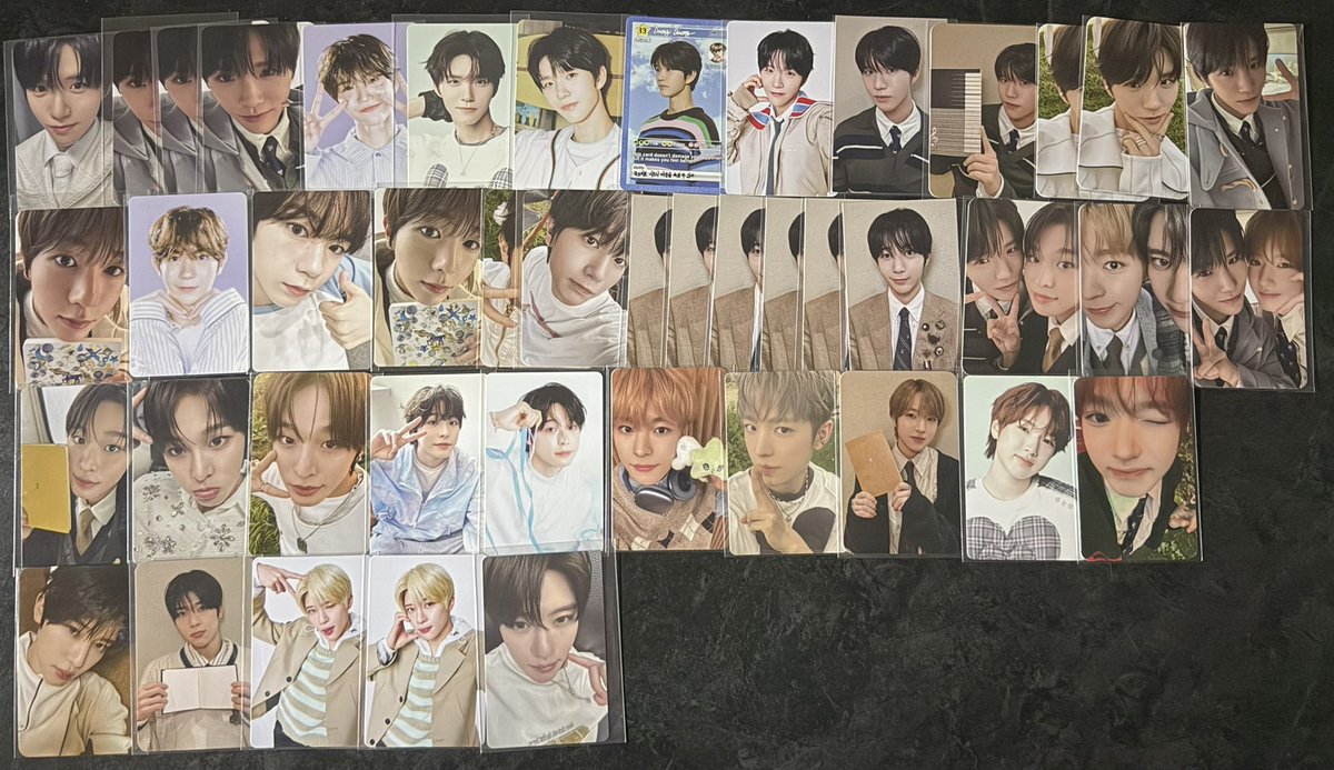 _99123R_'s tweet photo. NCT WISH nctwish Ode to Love Our WISH セブンイレブン withmuu ラキドロ トレカ 交換 過去

譲　ユウシ リク リョウ サクヤ シオン
求　封入🩷 特典❌以外

ポストカード
譲 EROS シオン ANTEROS サクヤ
求 EROS サクヤ ANTEROS シオン

郵送もしくは12日ペンミ手渡し
過去トレカ交換も探してます。 https://t.co/Atoeckia4Z