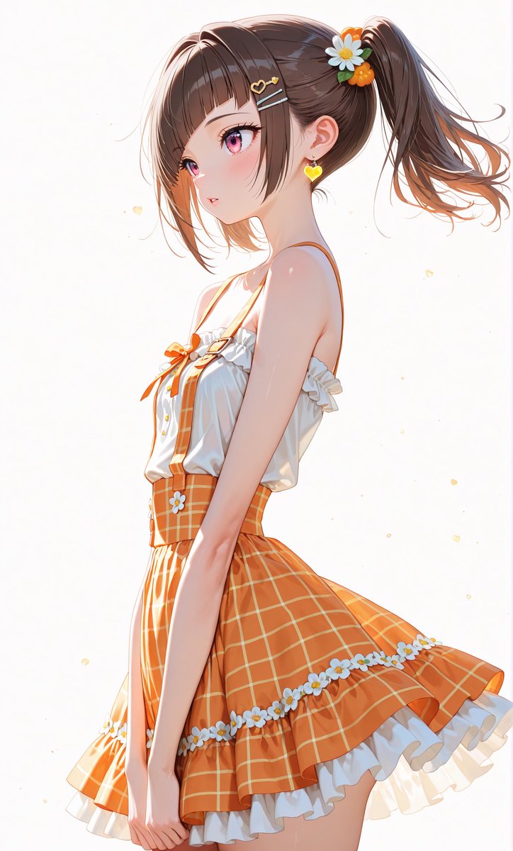 fougerespicy's tweet image. こんにちは◡̈*♡.°⑅
#AIart
#kawaii

今夜ポストする予定でしたがこれから旅行先から帰宅移動で夜遅くなりそうなので今のうちにポストしときます(*´艸`)☘️

アリスさんからお借りした衣装です👗✨
鮮やかなオレンジが綺麗です(*ᴗˬᴗ)⁾⁾

SFW Illustration. Cute character design only. No