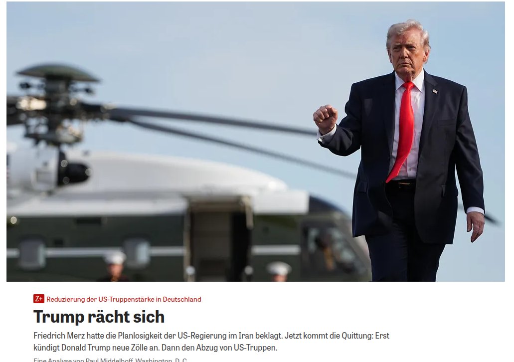 _Tannhaeuser_'s tweet image. Warum rächt sich #Trump indem er Besatzungssoldaten aus #Deutschland abzieht!?😳
#USA