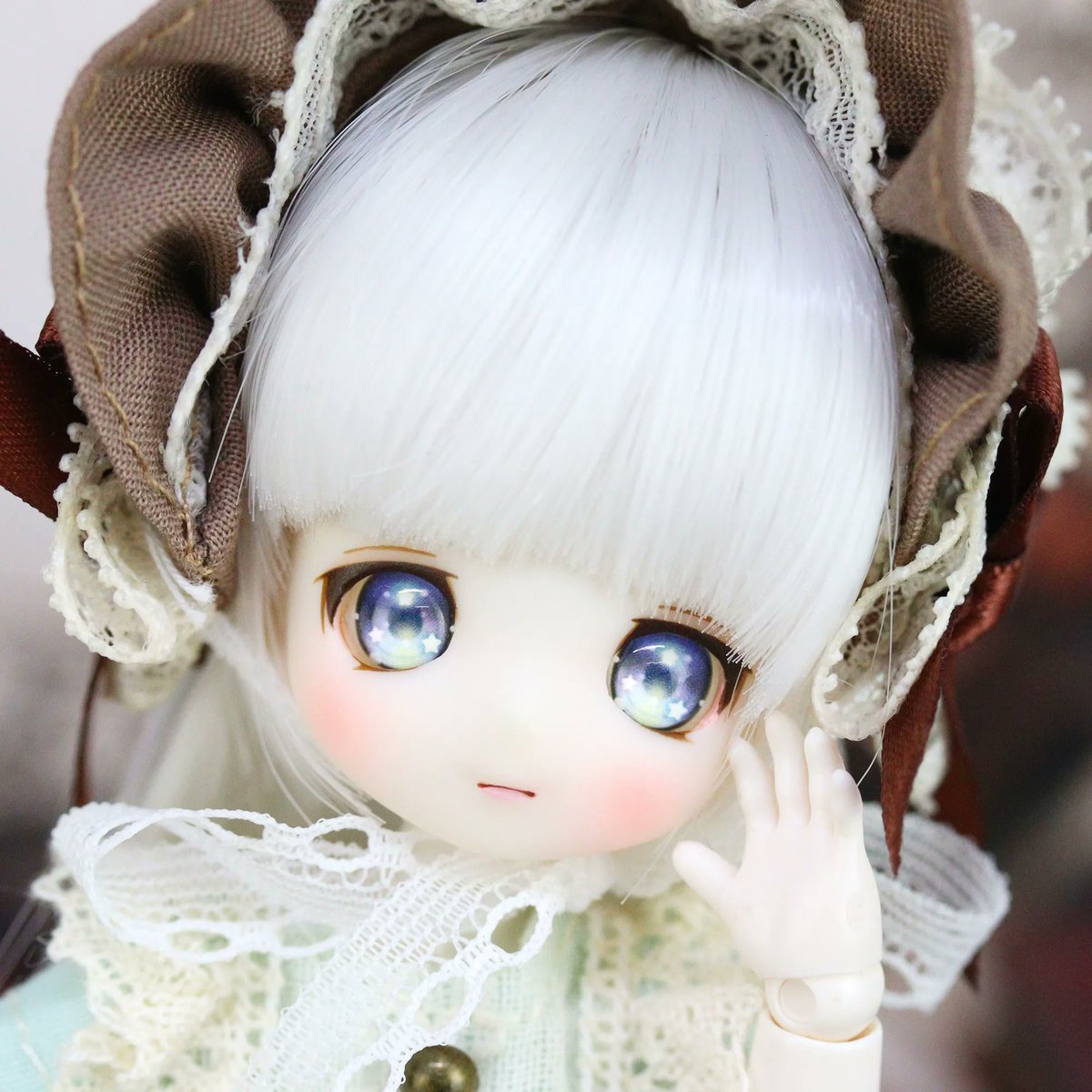 ミニスウィーツドール　身分証承認待ちです。お待ち下さい 💖ミニスウィーツドール オーダー💖 ウィッグ・アイ・お洋服・靴まで
