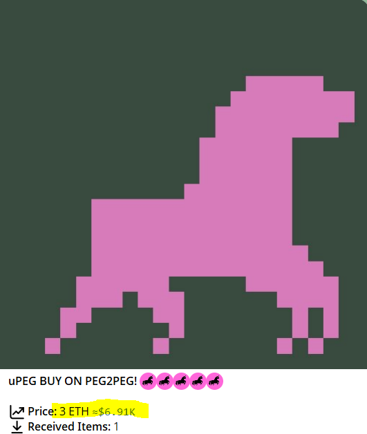 I TOLD YOU UPEG IS A SHIB TYPE OF CHART.

Same things are happening again. Faded by most. Legendary provenance, which implies legendary buying support and whales backing it, something new and misunderstood (oh Shib is a scam Im not touching it....)

Did you spend 6 years trying