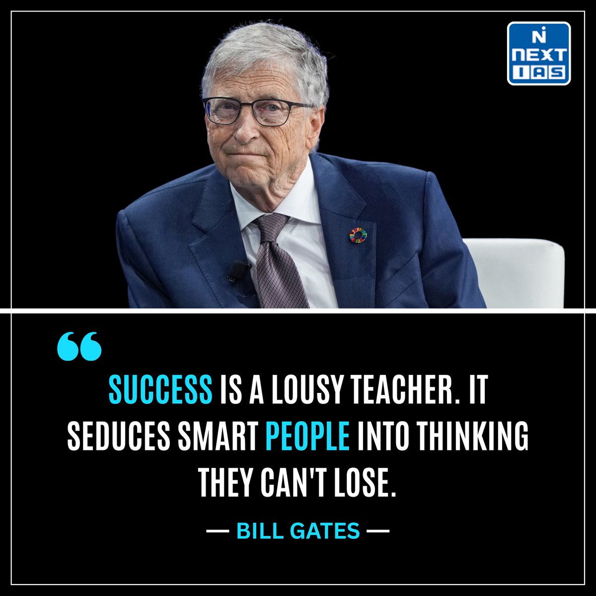 NEXTIAS_Delhi's tweet image. Quote of the Day ✨

👉Read this, feel it, and get back to your preparation.

#QuoteOfTheDay #BillGates #SuccessMindset #GrowthMindset #Learning #Motivation #SelfImprovement #Consistency #Discipline #nextiasquotes