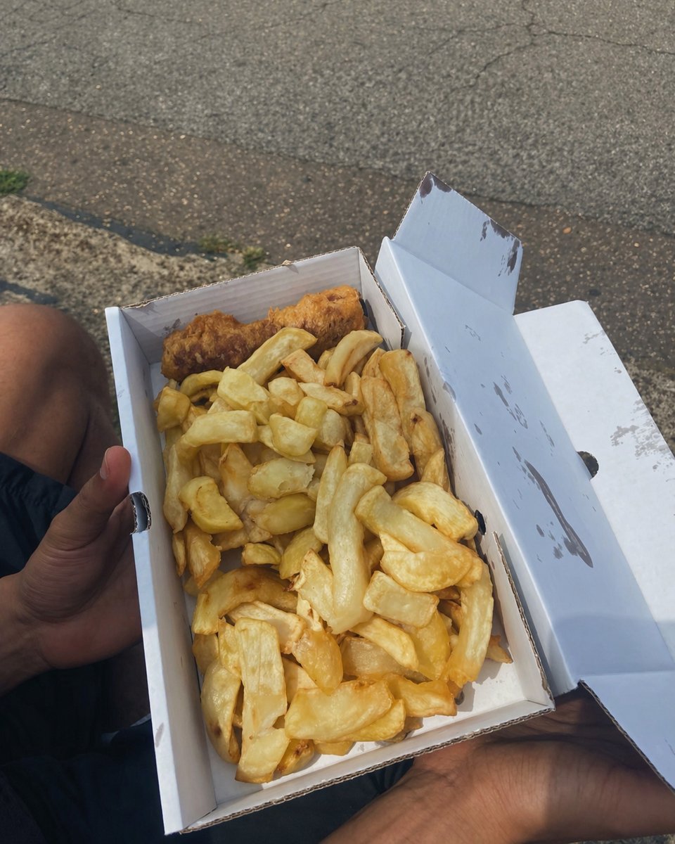 no1cromer's tweet photo. The long weekend’s here!
Fish on, sea air in, no rush to be anywhere else  🐟 🌊

Takeaway by the sea or upstairs with a view, either way, we’re here all Bank Holiday weekend! https://t.co/6f3wNeSbwd