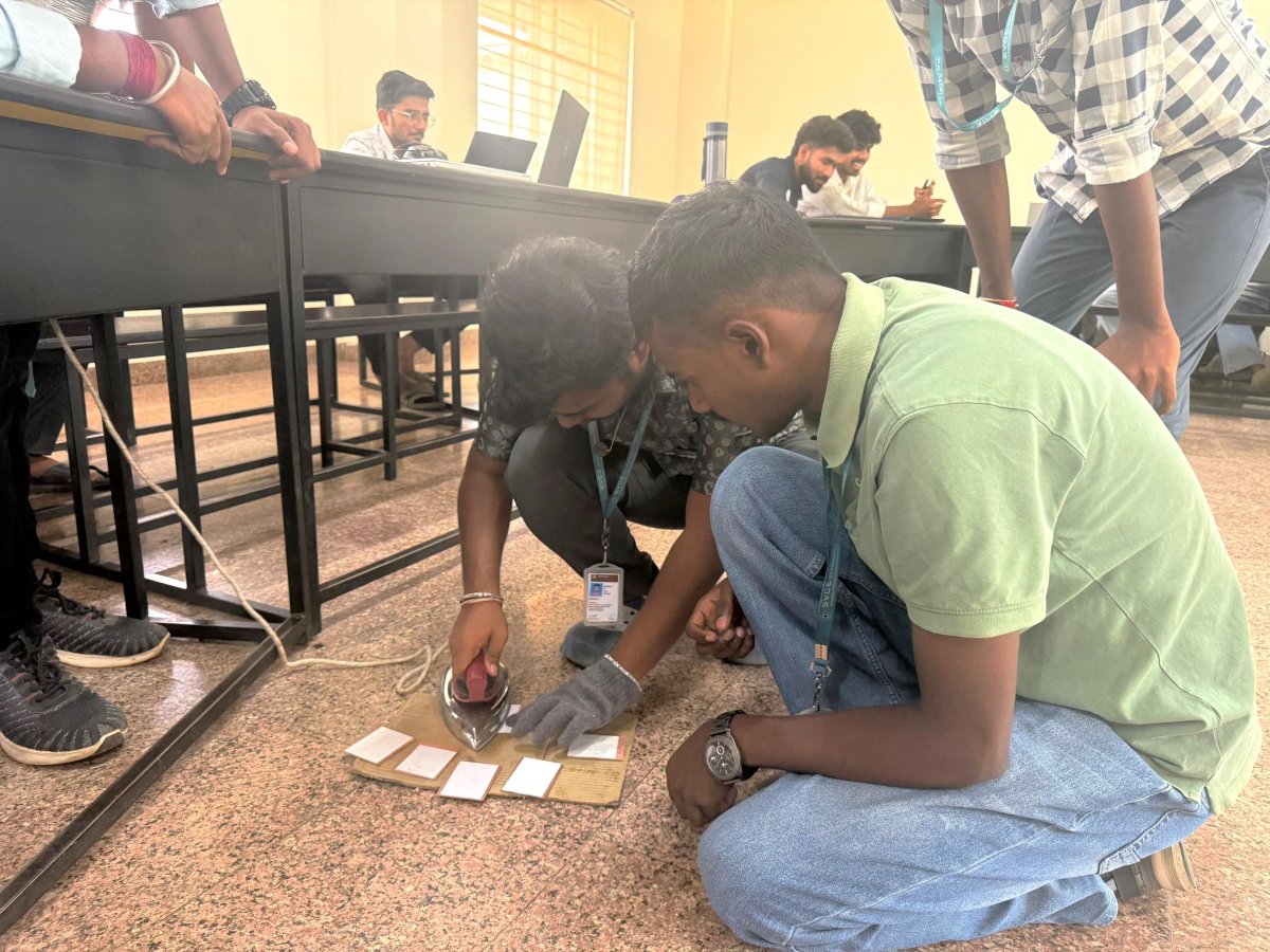 SvceBengaluru's tweet image. Empowering innovation through practical learning!
SVCE Autonomous, Bengaluru organized a workshop on “PCB Design and Fabrication for Industrial Applications” from 27 -  30, April 2026.
Expert: Kotresh Mundrugi, Tech Lead, Indian Tech Keys.
#SVCEBengaluru #IndianTechKeys #ECE #PCB