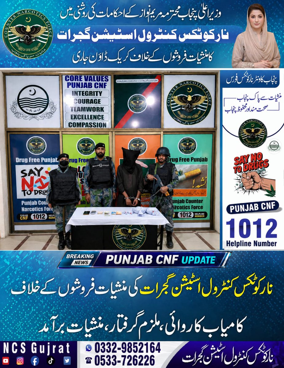 NcsGujrat's tweet photo. منشیات سے پاک پنجاب ۔۔صحت مند پنجاب https://t.co/1lDry3YIBP