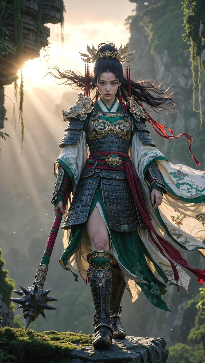 The Unyielding Warrior in Her Element - PromptGather image 1