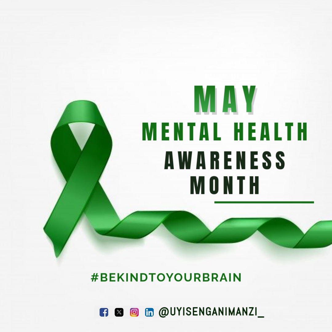 UyisenganImanzi's tweet photo. During this Mental Health Awareness Month, we’re reminded that creating safe and  supportive environments is everyone’s responsibility.

Check in on someone today.  Listen. Support.  Be present. 
#mentalhealthawareness https://t.co/lcoRwErCJS