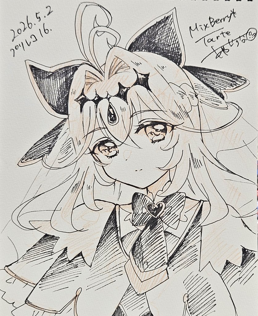 #プリレコ 16
お疲れさまでした。
何の告知もできず、新作も小さなステッカーのみだったにもかかわらず、
たくさんの方にお立ち寄りいただきましてありがとうございました。
また次回もよろしくお願いします(˘ω˘)✨

本日のすけぶ✒️
巴マミ
キュアアルカナシャドウ 