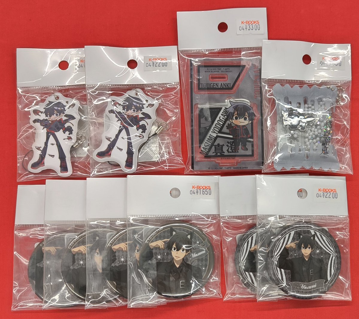 入荷情報】 桃源暗鬼 より 『 淀川真澄 』の缶バッジやアクリル