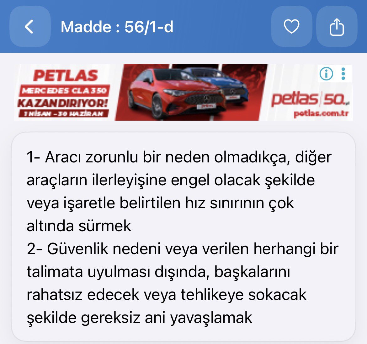 ocak52's tweet photo. @ijohngone @GonulBk70920 @aykiri Bak bu madde de sağ şerit vs diyor mu ? Size ehliyet veren kurum hatalı https://t.co/cUemjK35qM