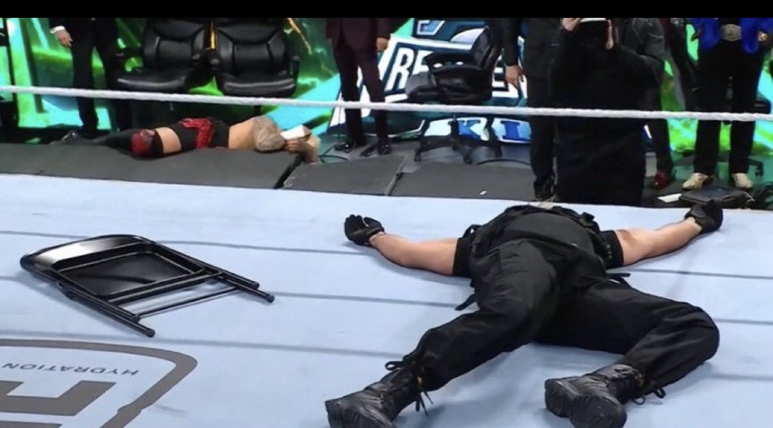 sethlovesbritt's tweet photo. Wrestlemania 40 was for nothing. https://t.co/EeZKabKhLz