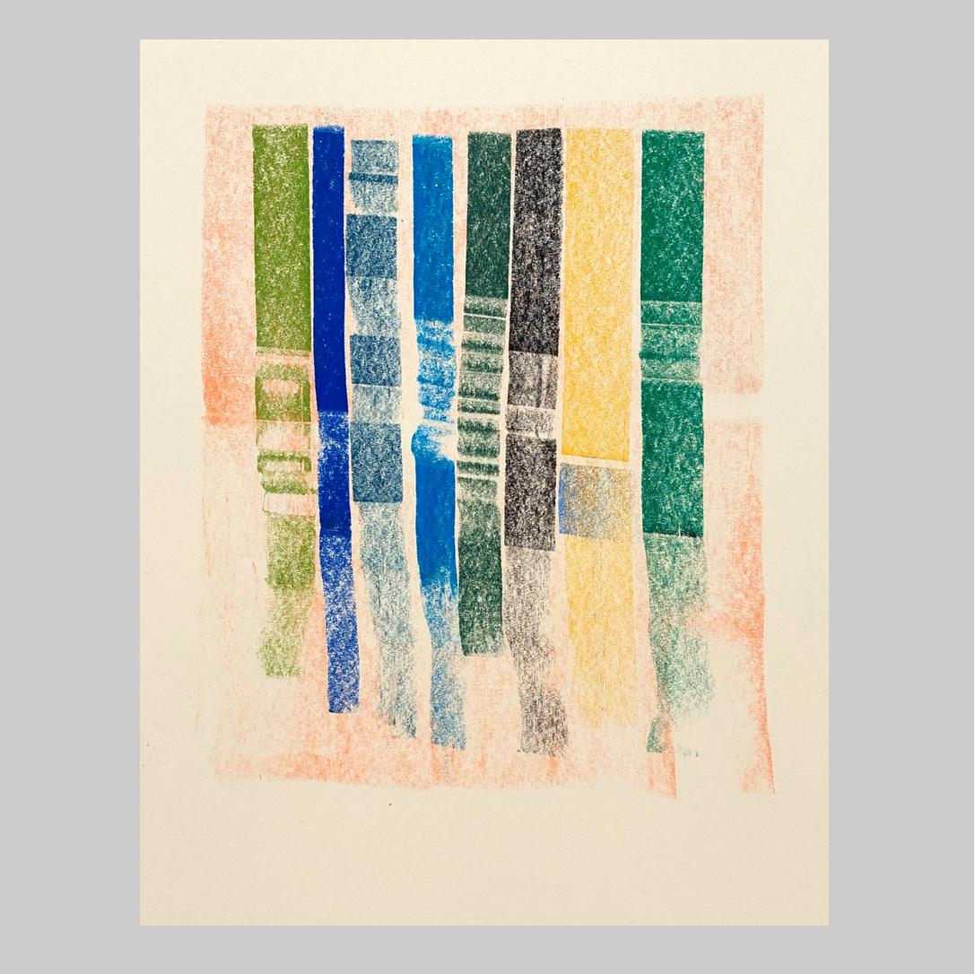 b_sallard's tweet image. "Les herbes de mai", pastel sec / dry pastel, 40 x 30 cm, 2026.   
#abstractart