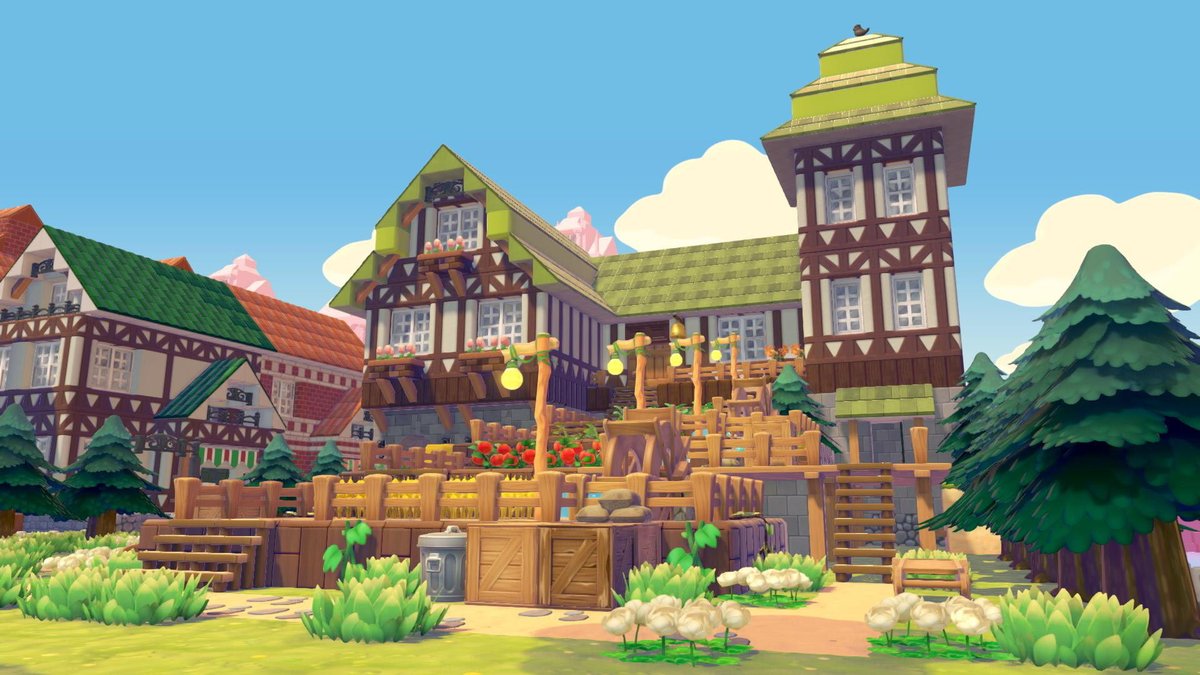 KAjp7r's tweet photo. 畑と地続きの農家
#ぽこポケ
#ぽこあポケモン
#ぽこポケ建築 https://t.co/unDR7807Z9