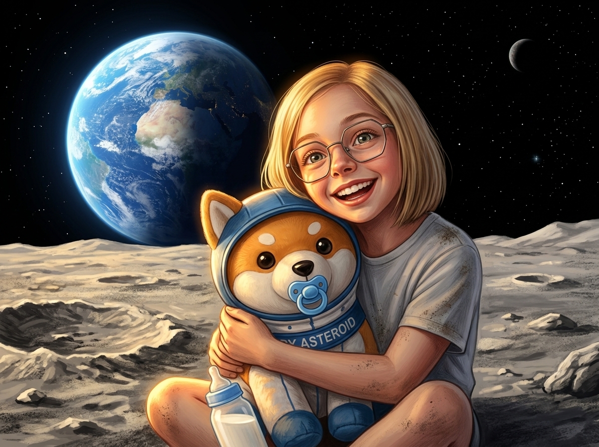 bbasteroiderc's tweet photo. A legacy of joy and purpose. 🕊️🌌

Seeing the foundation taking shape with Liv’s mother is a milestone that resonates through the entire community. 

We know Liv is smiling down on this mission.

Baby Asteroid is more than just a mascot; it's a reflection of the happiness and creativity she left behind for us to protect. ✨