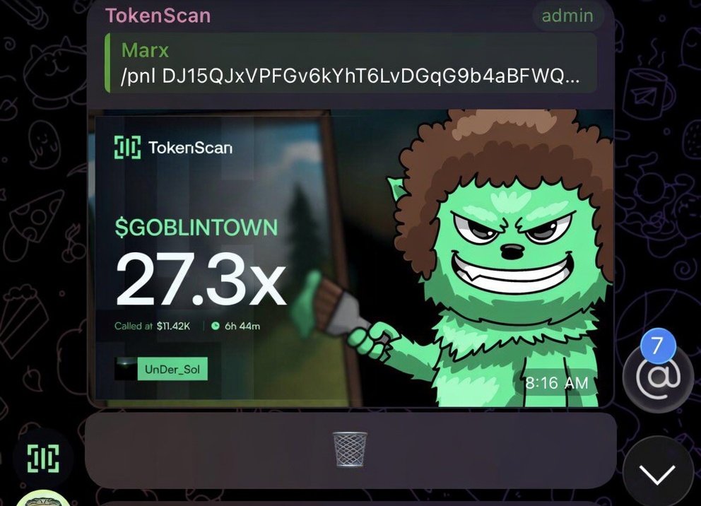 UnDerSol_1's tweet image. 27x  up on my call $goblintown 

DJ15QJxVPFGv6kYhT6LvDGqG9b4aBFWQzavA7dGxpump 🚀🔥👨‍🍳

#Solana #SolanaMemecoins #Memecoin #crypto
