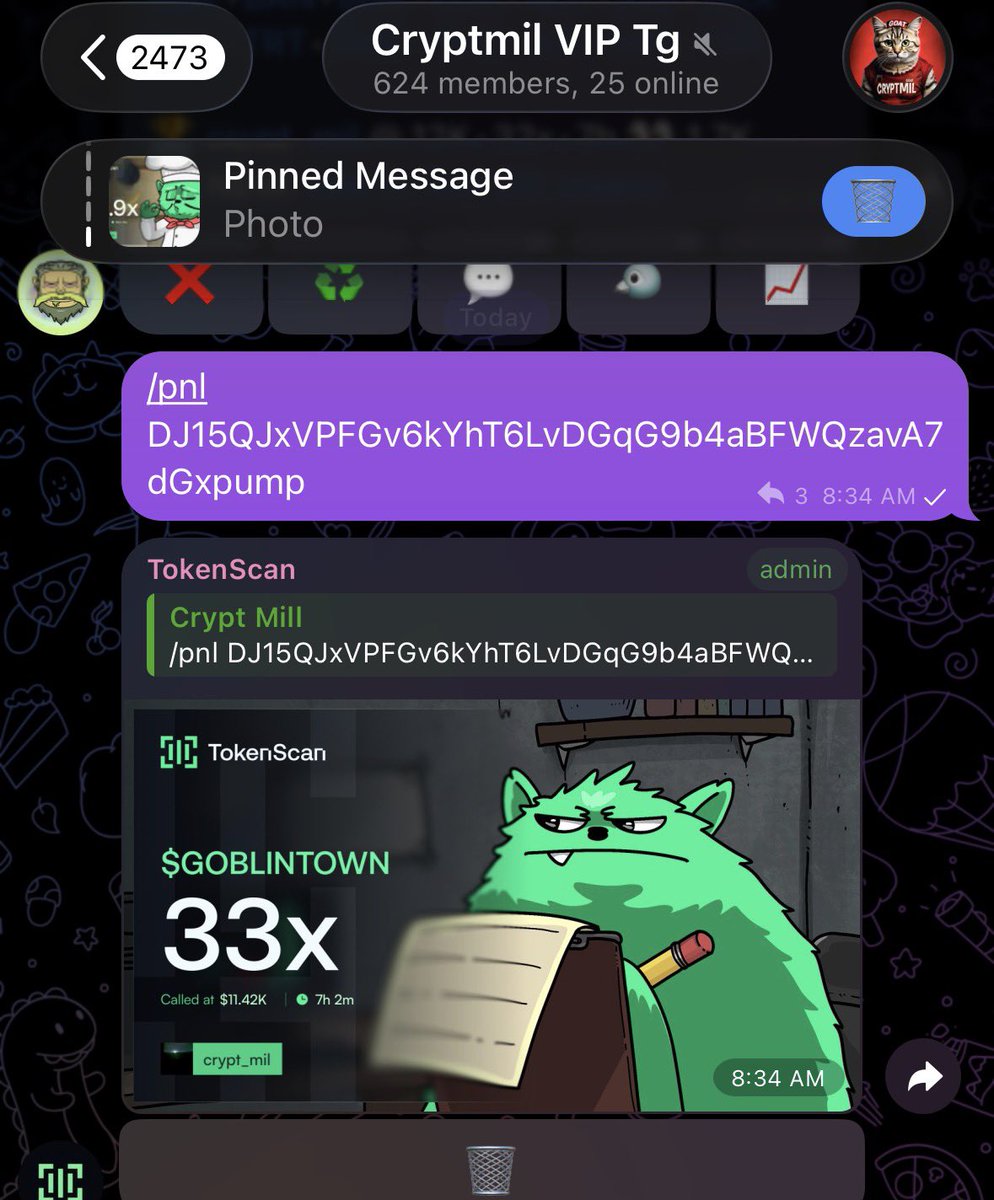 Crypt_mil's tweet image. 33x   up on my call $goblintown 

DJ15QJxVPFGv6kYhT6LvDGqG9b4aBFWQzavA7dGxpump 💫 🍀

#Solana #SolanaMemecoins #Memecoin #fomo