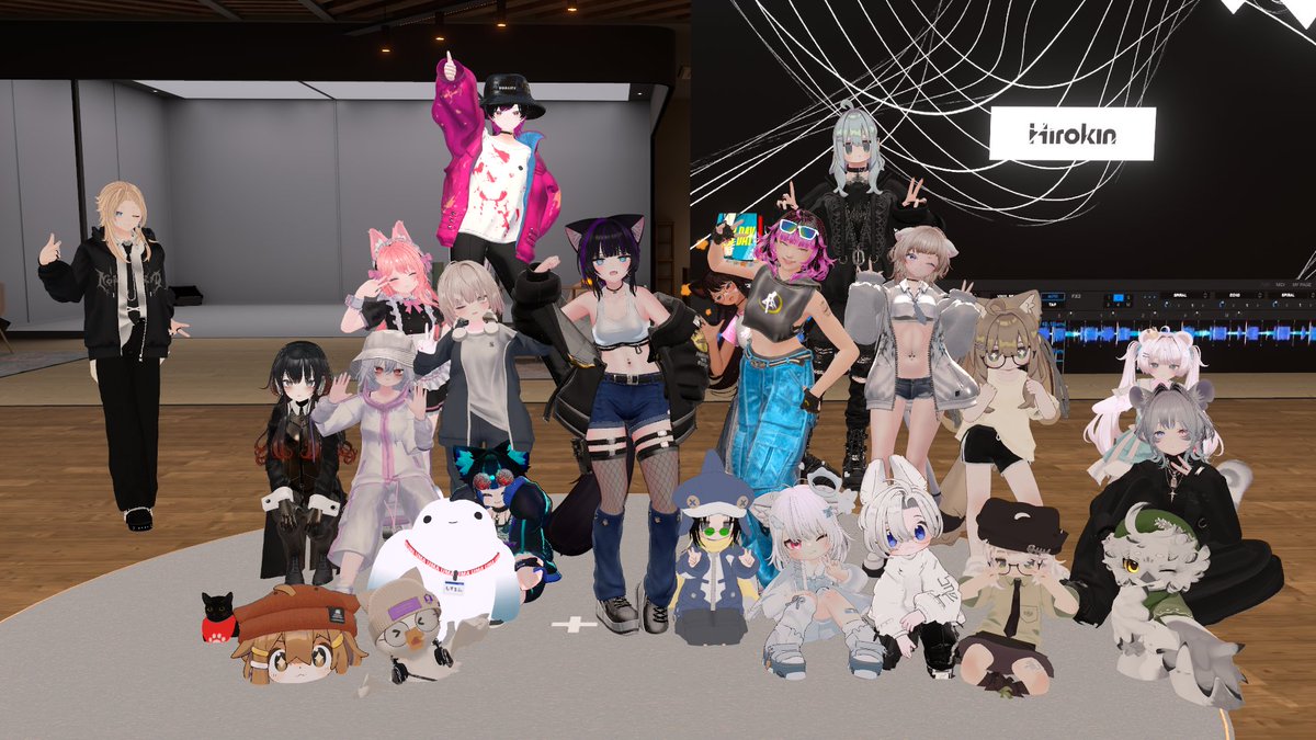 ハンブンだけ/VRC tweet media