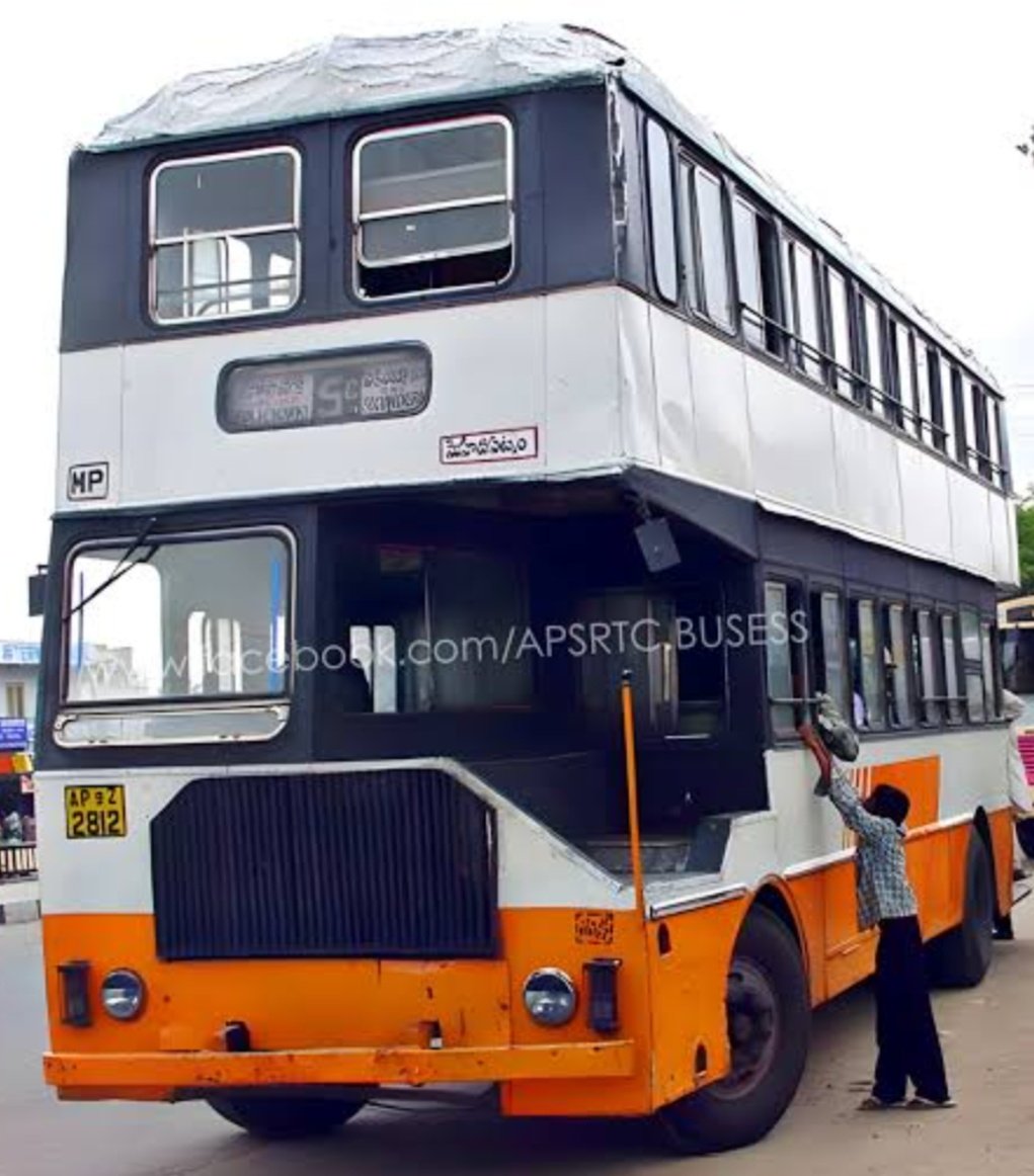 chintu002's tweet image. From 1989 till their final days, Hyderabad double-decker buses were part of my life. Anyone else grew up with these rides? 🚌
#Hyderabad #RTC #Vintage #Memories
