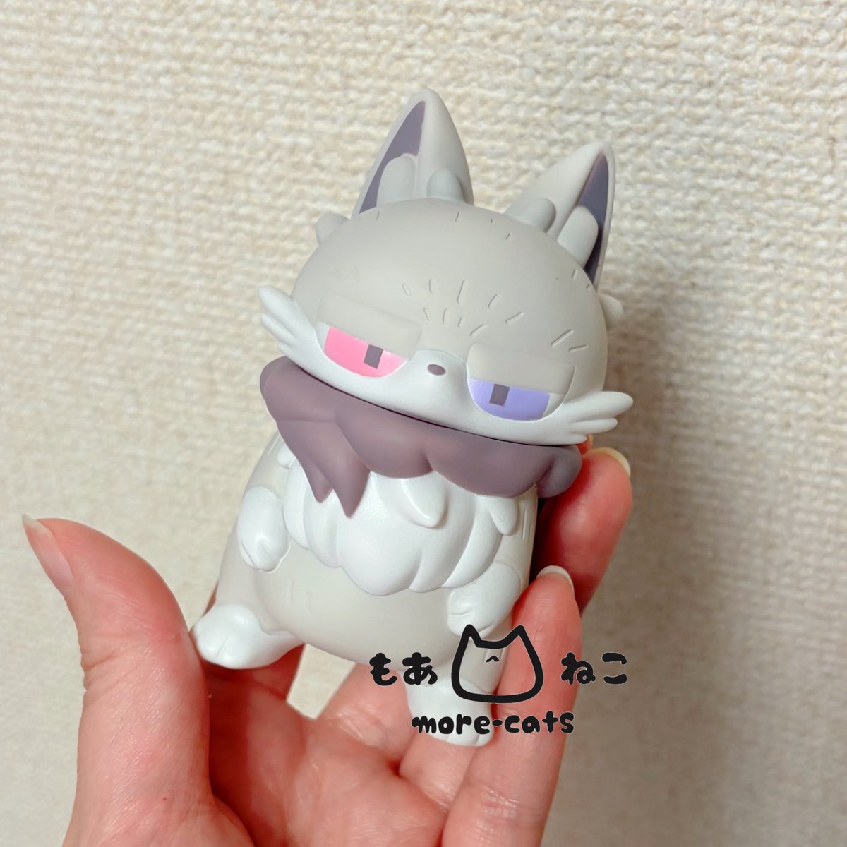 もあねこ　ハイロ　鵯　ソフビ　フィギュア もあねこ 1周年 ハイロソフビ 喜々 MORE-CATS - メルカリ