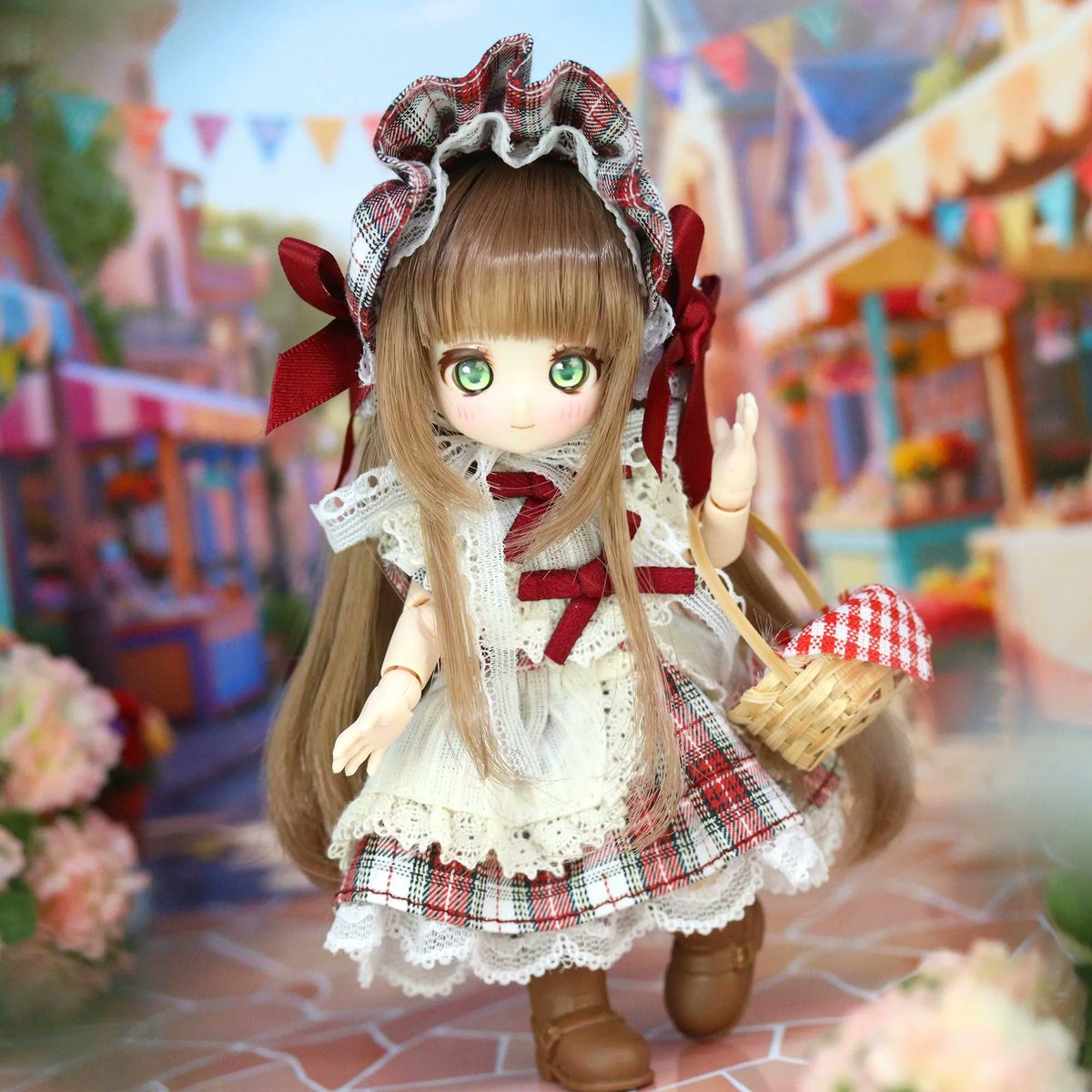 💖ミニスウィーツドール オーダー💖 ウィッグ・アイ・お洋服・靴まで