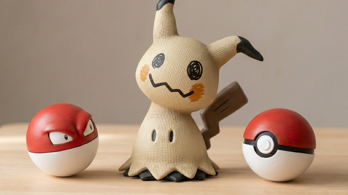 Magical_Fushigi's tweet photo. Mimikyu is confused! Which one is the real Poke Ball?
"I want to be a perfect double, just like Voltorb..."
#Pokemon #Mimikyu #Voltorb #Miniature https://t.co/HvN6bhUwtk