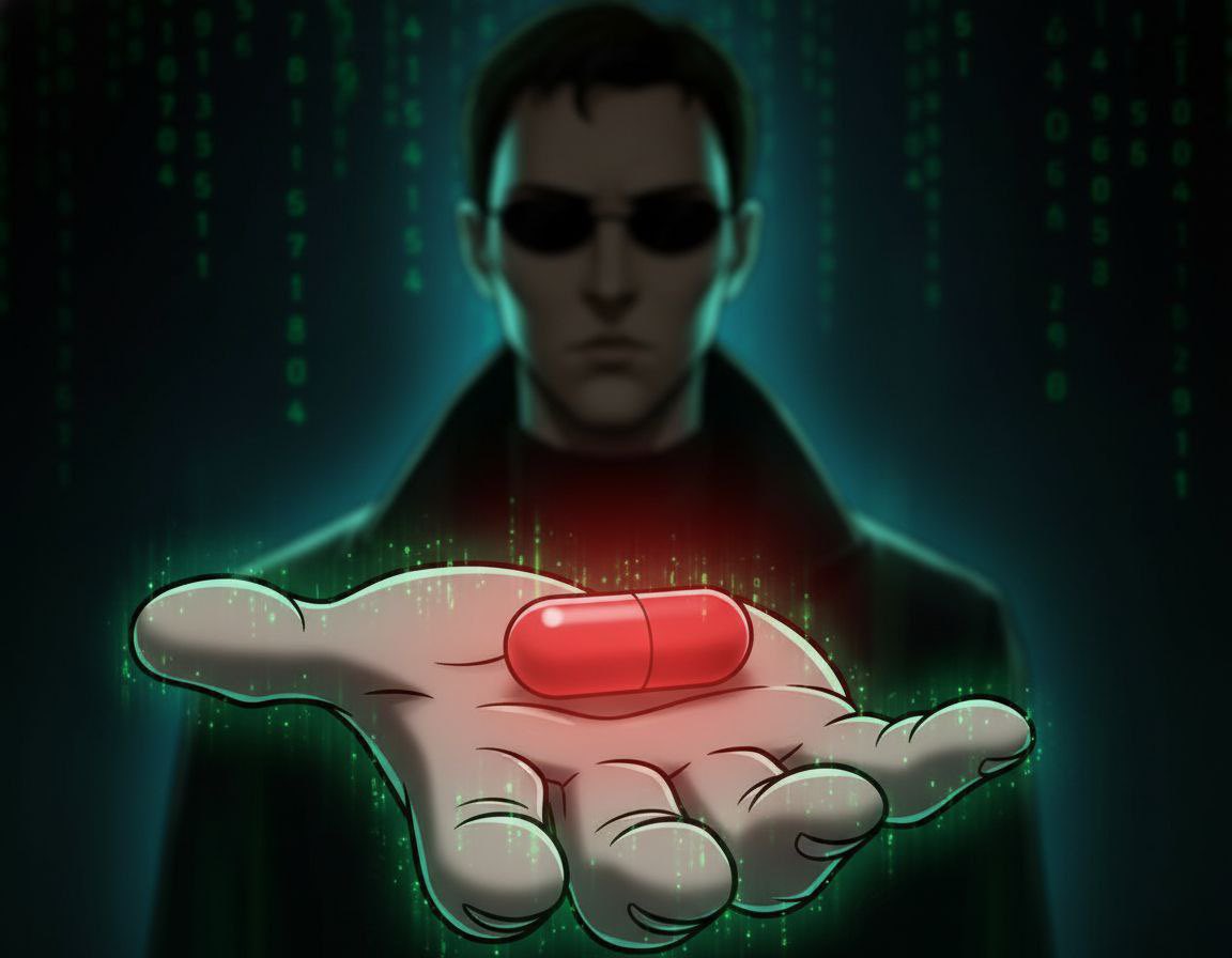 NeoMatrixTON's tweet photo. @Casonfoy @imechizen Matrix is real, how about red and yellow pill 😏 https://t.co/74HVjcqh9m