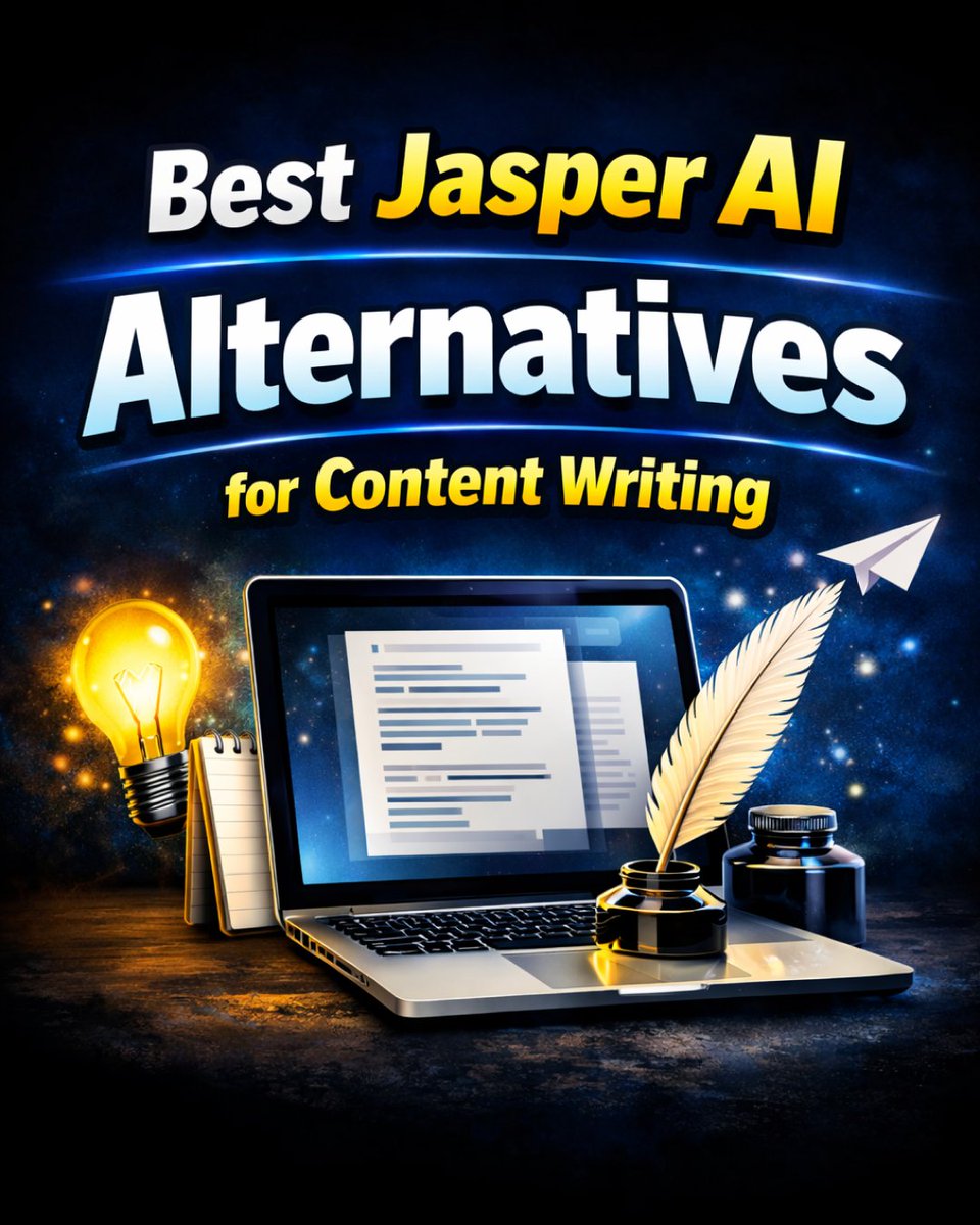 toolmindset's tweet image. Best Jasper AI alternatives you can try for content writing. Read full guide at:
toolmindset.com/best-jasper-ai…

#toolmindset #tools #marketing #aitools #ai #tech #technology #software