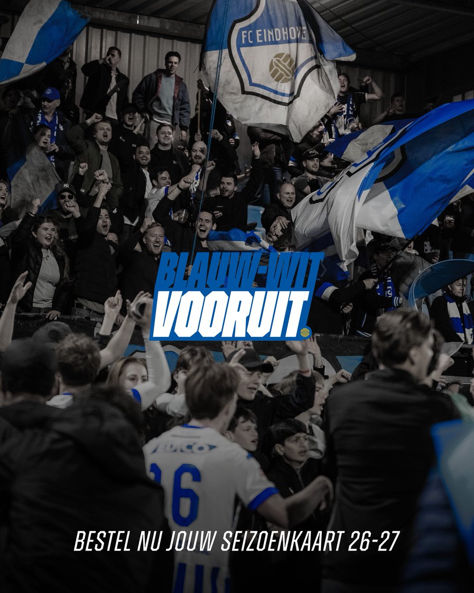 FCEindhoven's tweet photo. 𝗗𝗶𝘁 𝘄𝗲𝗲𝗸𝗲𝗻𝗱 𝗴𝗮𝗮𝗻 𝘄𝗲 𝗲𝗿𝘃𝗼𝗼𝗿! 👇👀💙🤍

Bestel jouw seizoenkaart dit weekend en maak kans op het nieuwe thuisshirt dat deze zomer wordt gepresenteerd.

Wij willen meer. Groeien. Dromen. Najagen. Samen.

👉 Scoor ‘m dit weekend. Jij hoort erbij! 
🔗 https://t.co/pYVQhQKNq6