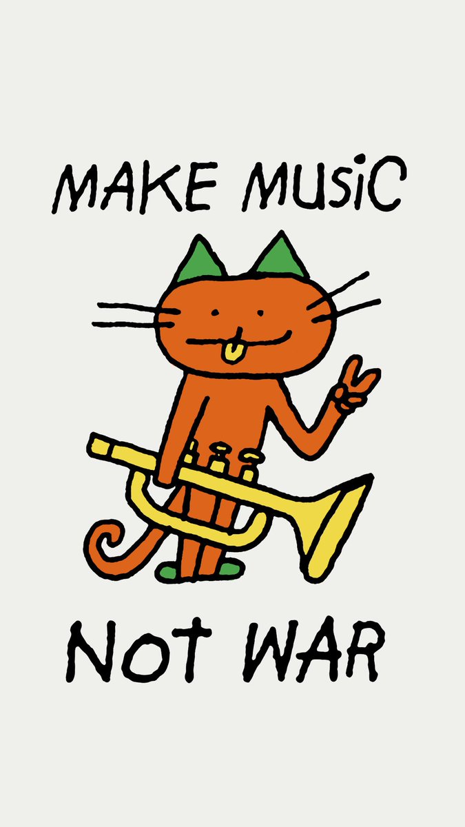 MVelhoArt's tweet image. Make music not war #war #music #illustration #cats