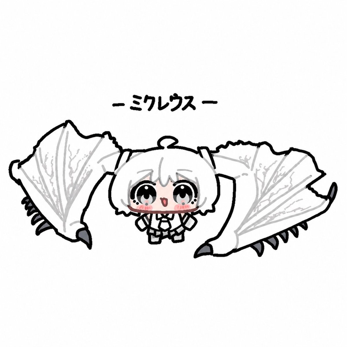 vizardfox's tweet photo. @yukkuri_yuduki snow miku(Silver Rathalos) https://t.co/JuDpPxykED