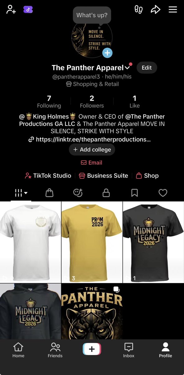 PantherProduct0's tweet image. Exciting news! My brand new TikTok account now offers direct purchases! Shop with me not only on Shopify, but also on TikTok Shop! Don't miss out, get yours today! @pantherapparel3 #TikTokShop #Shopify #NewArrivals #LimitedStock #thankgod