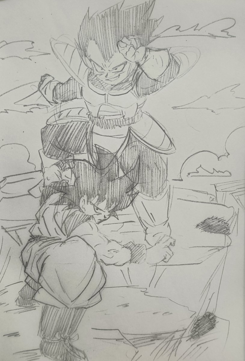 Pan_wa4's tweet photo. A veces dibujo paneles del manga solo de memoria, no siempre sale bien pero sirve muy bien para practicar. https://t.co/OrxGby9zTh