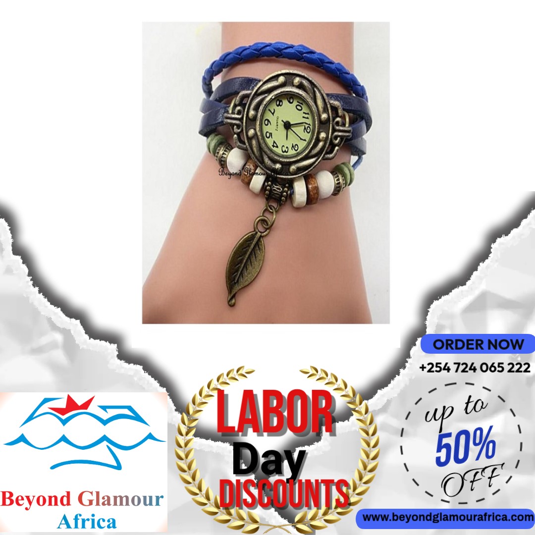 BeyondGlamour_'s tweet image. Ladies blue leather watch easy and comfortable to wear.
Durable, classic and best gift to offer.
#bags #african #customiLadized #newmonth #newgoals #beyondglamourafrica #april #vintagestyle #bracelets #fashion #trendy #totebag #labordaydiscounts