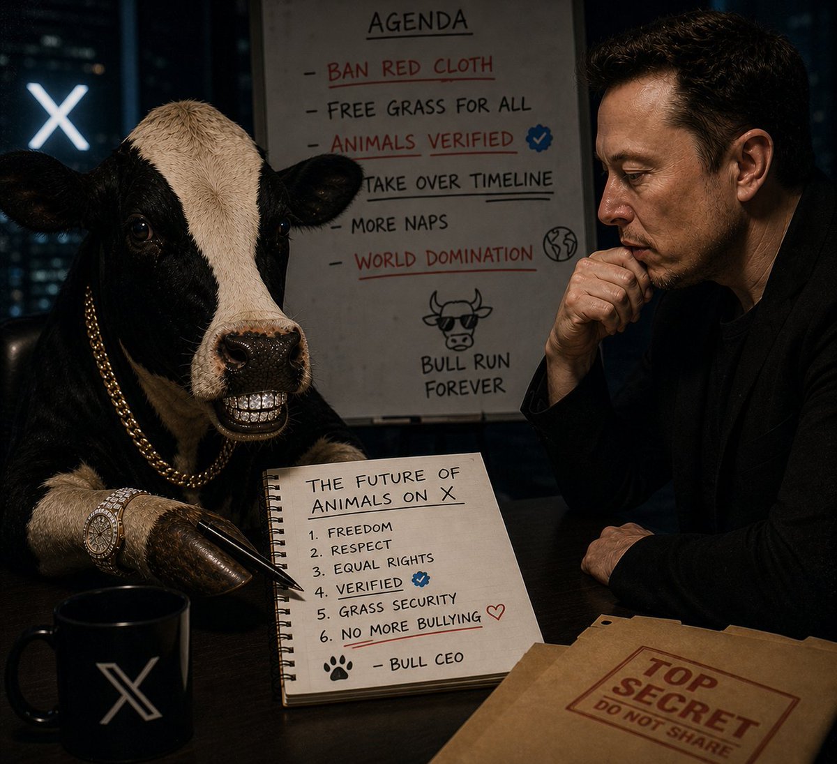 the bull tweet media