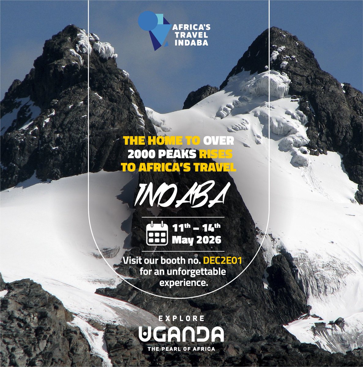 Uganda will be at Africa’s Travel Indaba, 11–14 May in Durban, engaging trade partners and strengthening collaborations within the South African market.

Through the <a href="/ExploreUganda/">Explore Uganda 🇺🇬</a> brand, we continue to showcase our diverse experiences and unlock new opportunities in one of