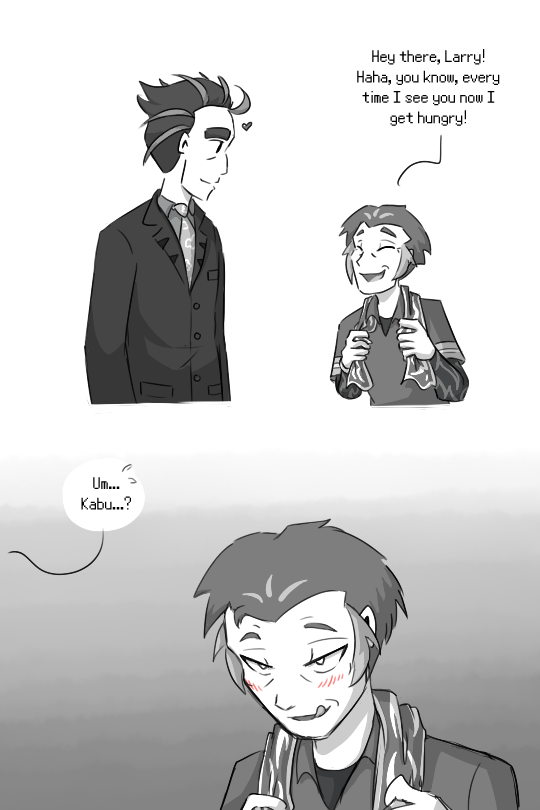 hungry like the woooolf i mean, lycanrooocc #larrykabu #aokb
